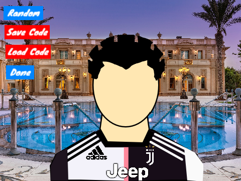 Make your own Soccer player! remix (with working save and load codes)