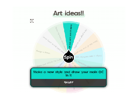 ♣️ Art- Spin the Wheel ♣️