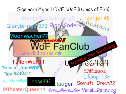Sign here if you LOVE WoF (Wings of Fire) remix remix remix remix remix remix remix remix r..… remix