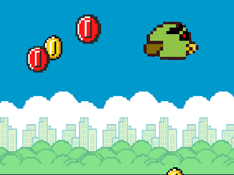 Flappy Bird Coin Game