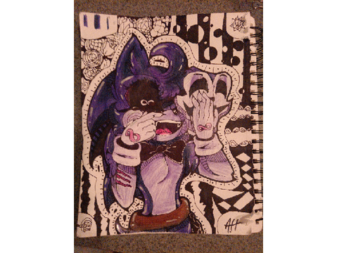 Sonic fanart contest entry of Majin