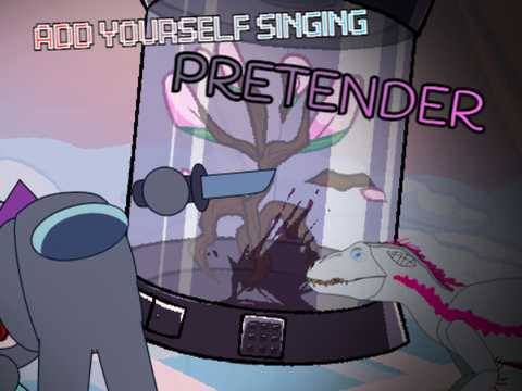SilverIndoraptor singing Pretender