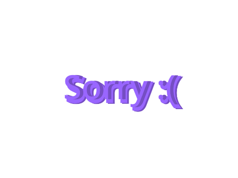 Sorry :(