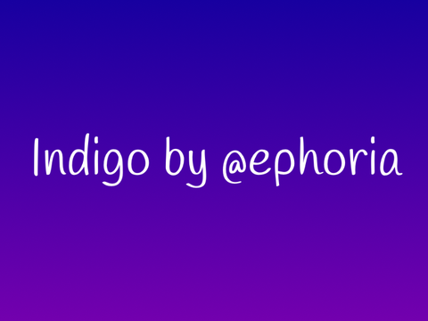 Indigo- an original song by @ephoria