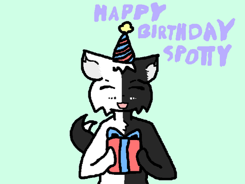happy birthday spotty