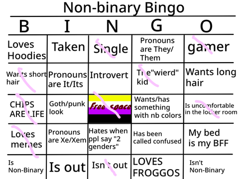 Non-Binary Bingo! remix