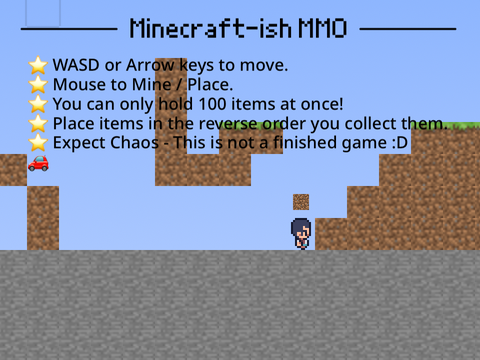 Minecraft-ish MMO private server