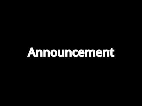 Captions announcement