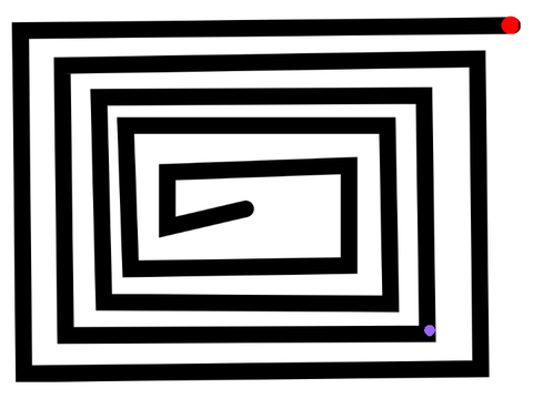 The Timer Maze: Finish as fast as you can. #challenge