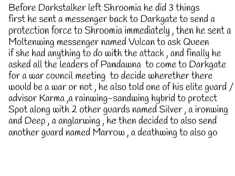 Wof Dimensions Prologue : Part 9