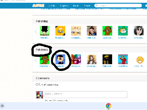 Proof PaddlerGames is Following Me