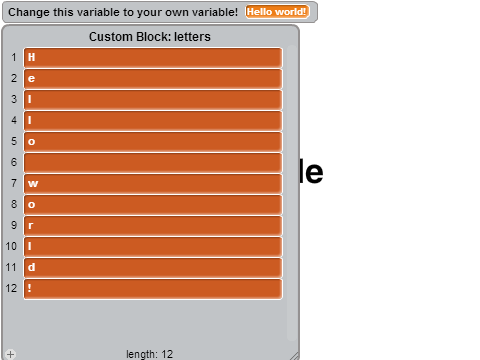 Set letter X of variable to (string) Custom Block - requested by @aworld