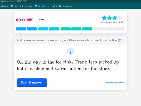 Some more amazing sentences from my English work