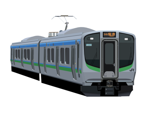 E721系全種描いてみた