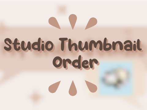 Dream Designs Order - Studio Thumbnail