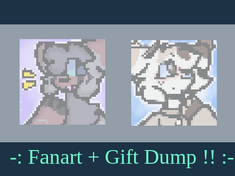 -: ✨ [WIP] Fanart + Gift Dump ✨ :-