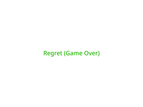 Regret (Game Over)