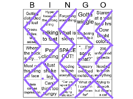 ADHD Bingo remix
