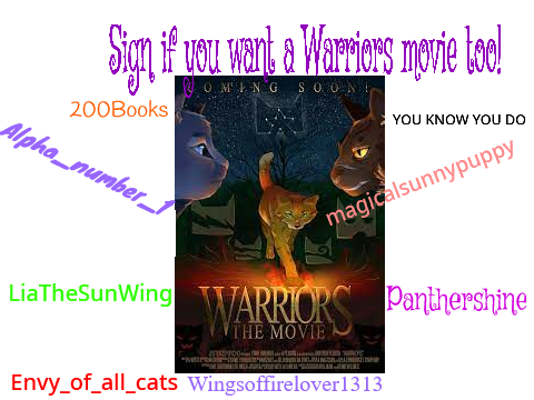 People! we NEED a Warriors movie!!! remix remix remix remix remix remix