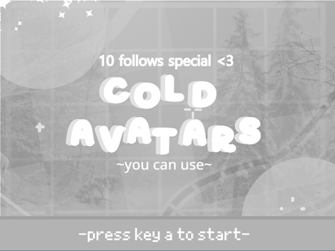 「⌗003┊ Cold Avatars U Can Use」