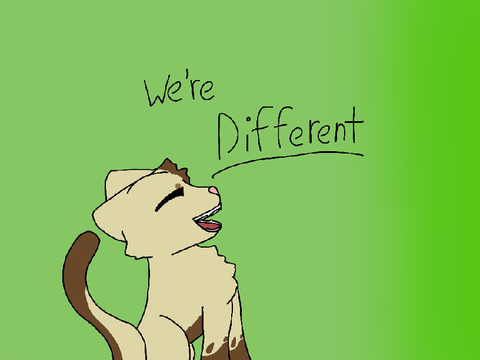 We’re different!