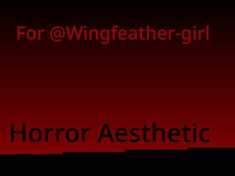 Horror Aesthetic