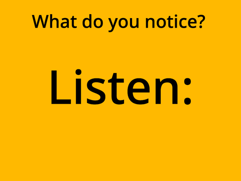 Do You Notice Something?