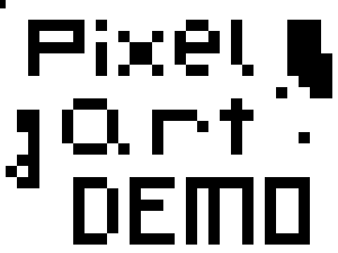 Grid-snapping Pixel art demo
