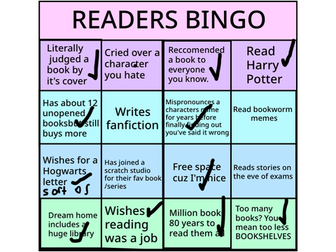 READERS BINGO remix