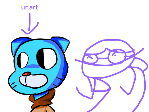 he do be lookin scared tho