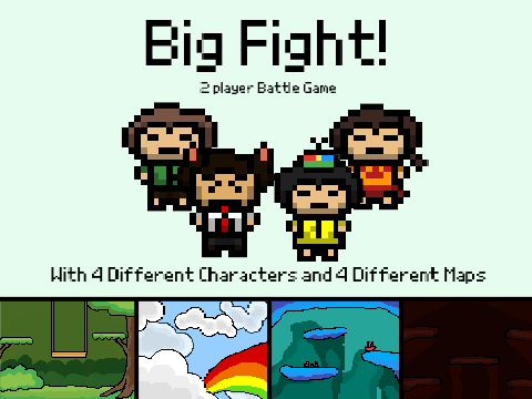 Big Fight: 2 Player Battle Game