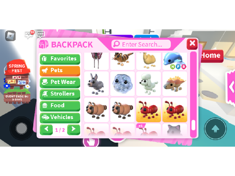 Adopt me inv