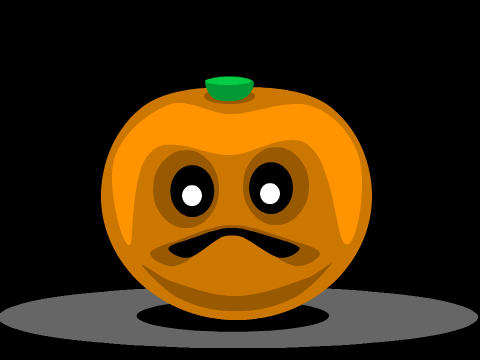 Simple Blinky Halloween Pumpkin
