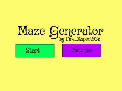 Maze Generator (Infinite) Normal
