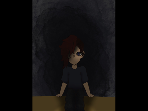 A random drawing I did a while ago… it looks sad 