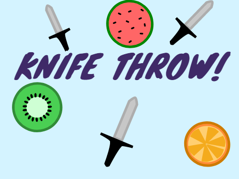 Knife throwing game #Fruit #Game