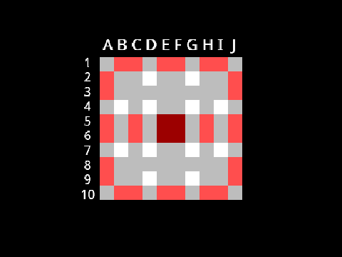 Battleship probability map