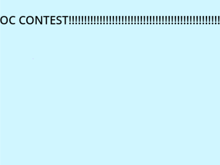 OC Contest - Cancelled