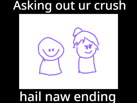 "Hail naw" ending