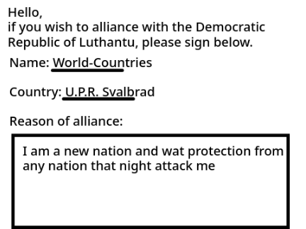 Luthantu alliance