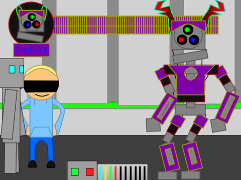 (AY) fighting Pro.B.O.S (1) Robostonian Joins the Fray