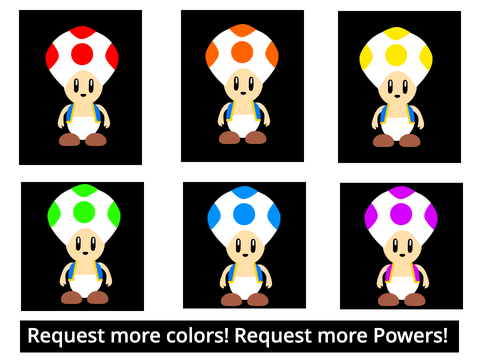 Free Toad Ocs! (6 available!)