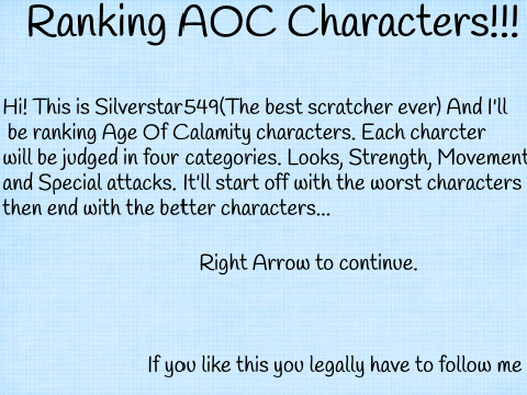 Ranking AOC Characters