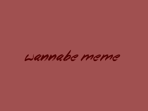 wannabe ~ template