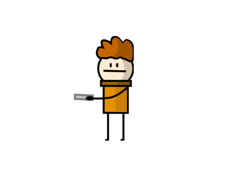 Lightsaber but he's aware