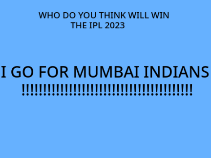 Who do you think will win the IPL 2023