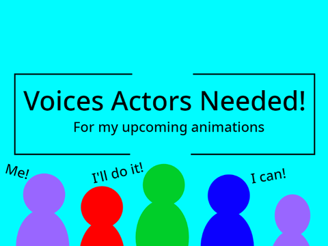 Voice Actors/ Thumbnail Artist Needed! 
