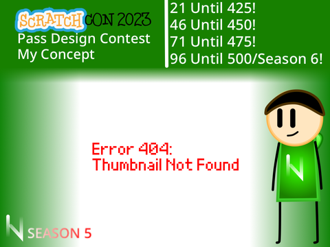 ScratchCON 2023 Pass Design Contest (My Concept)