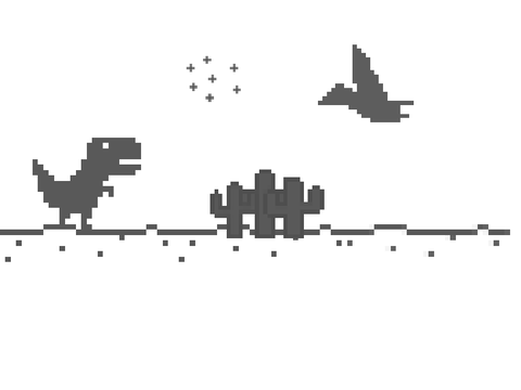 Dino game art