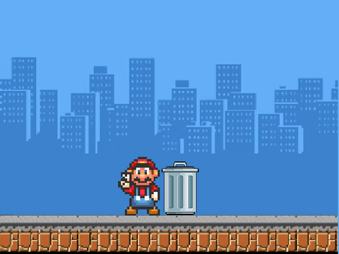 Mario The Garbageman